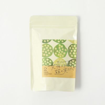 hinna(ヒンナ)おいしくはじめる女性にうれしい蓮の実スナック 80g